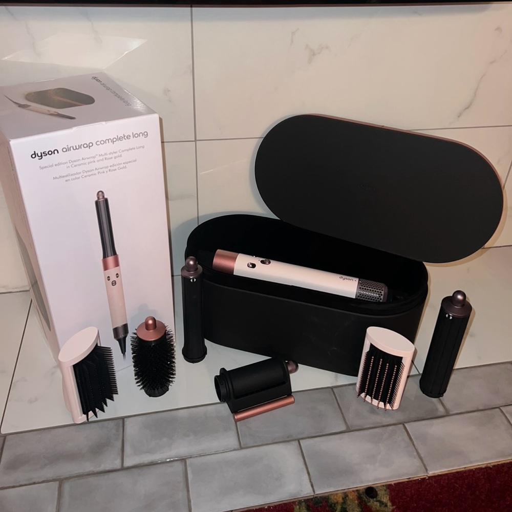 Dyson Airwrap Complete Long - Black and Rose Gold